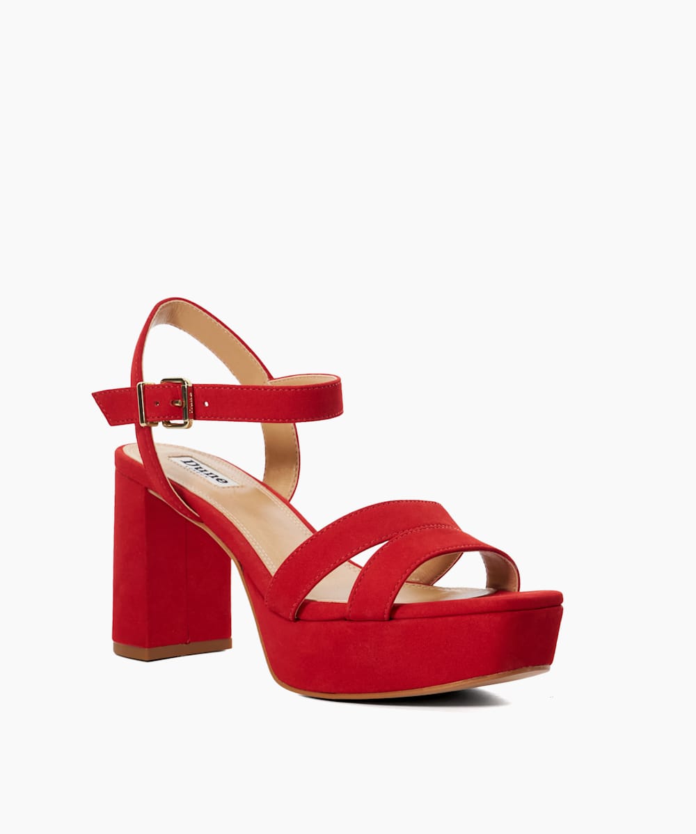 Platform sandals dune clearance