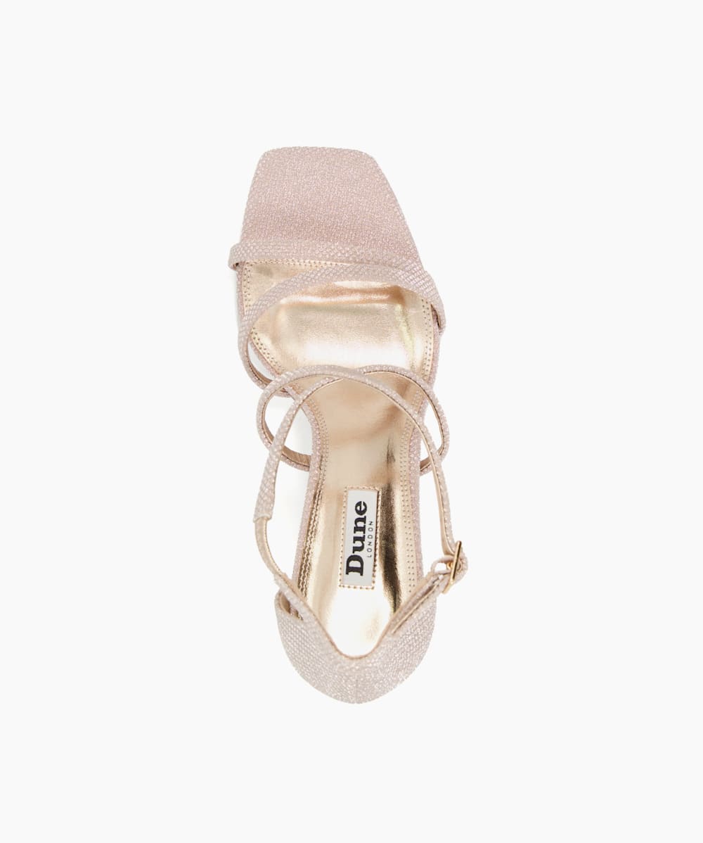 Rose gold best sale heels dune