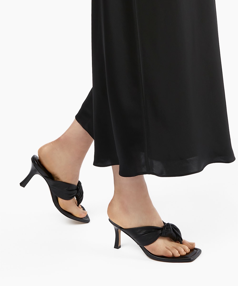 Dune black mules discount