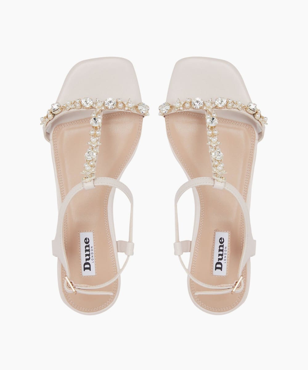 Dune embellished sandals discount