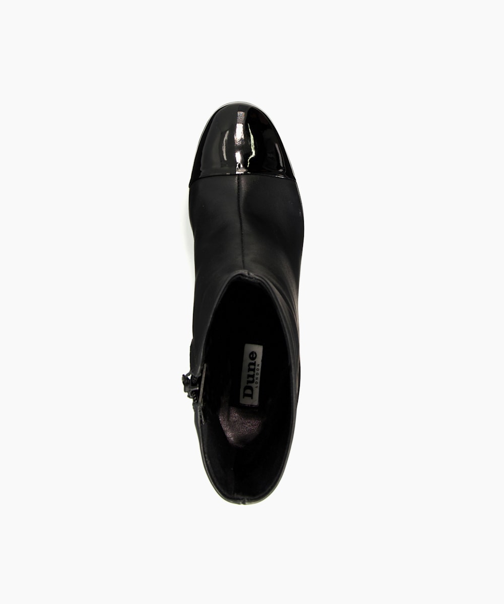 Dune open toe boots top