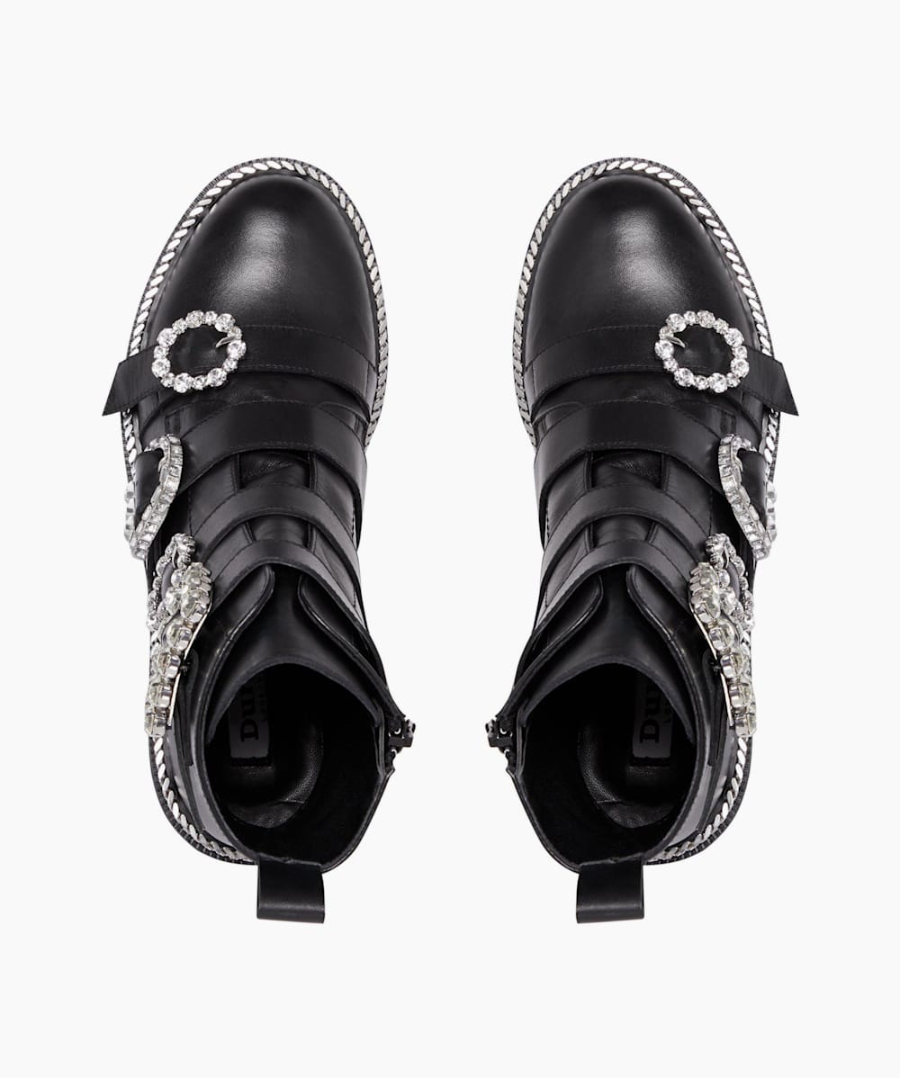Dune black biker on sale boots