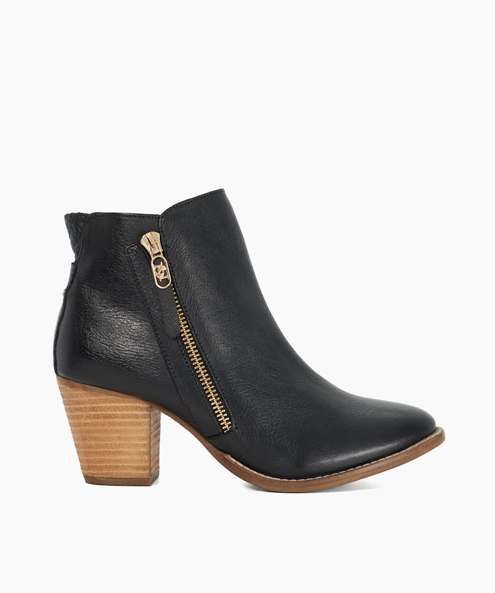 Dune pontoon black shop ankle boots