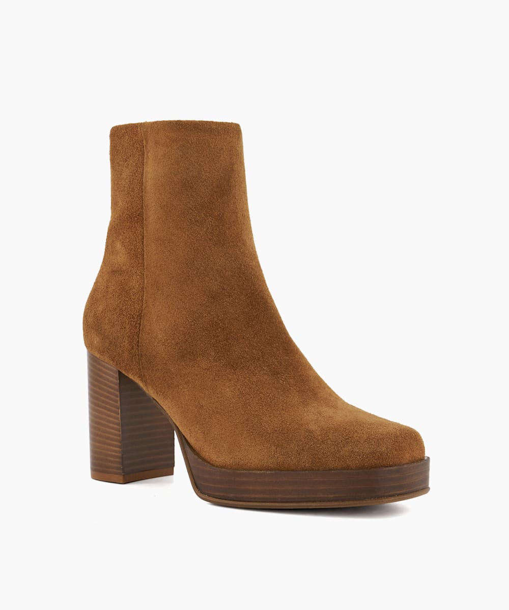 Suede platform clearance ankle boots