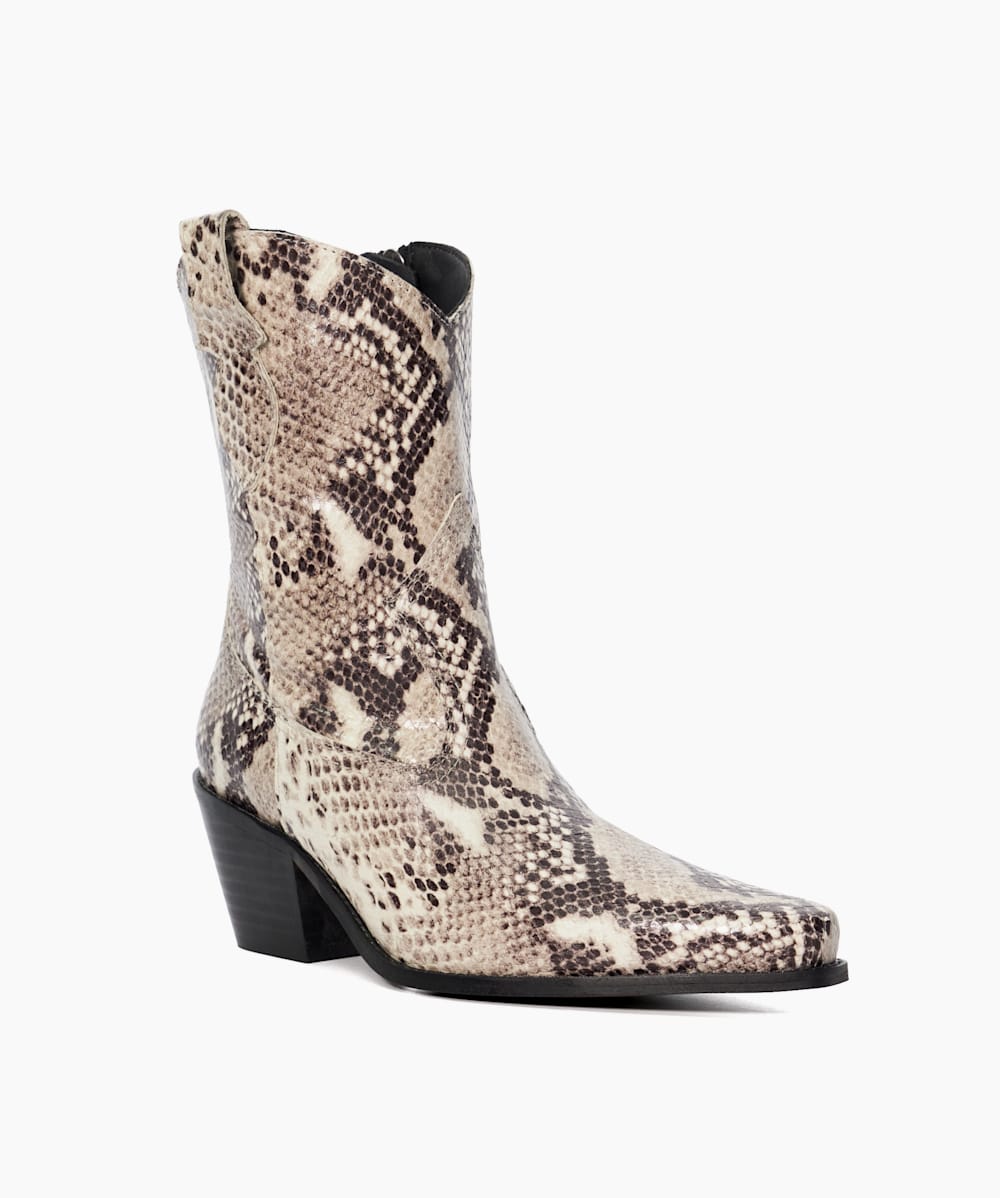 Dune snakeskin boots hotsell