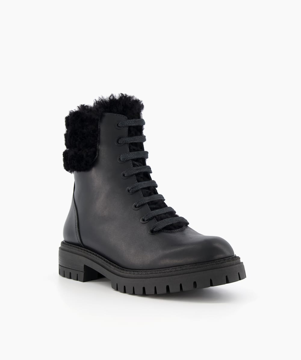 Dune fur boots discount