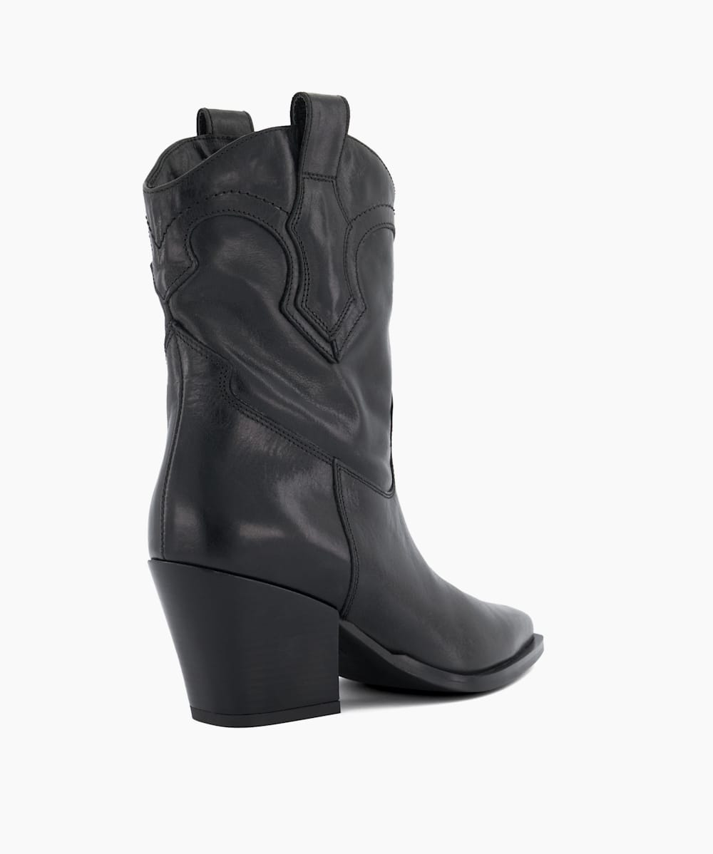 Low boots western 2025 femme