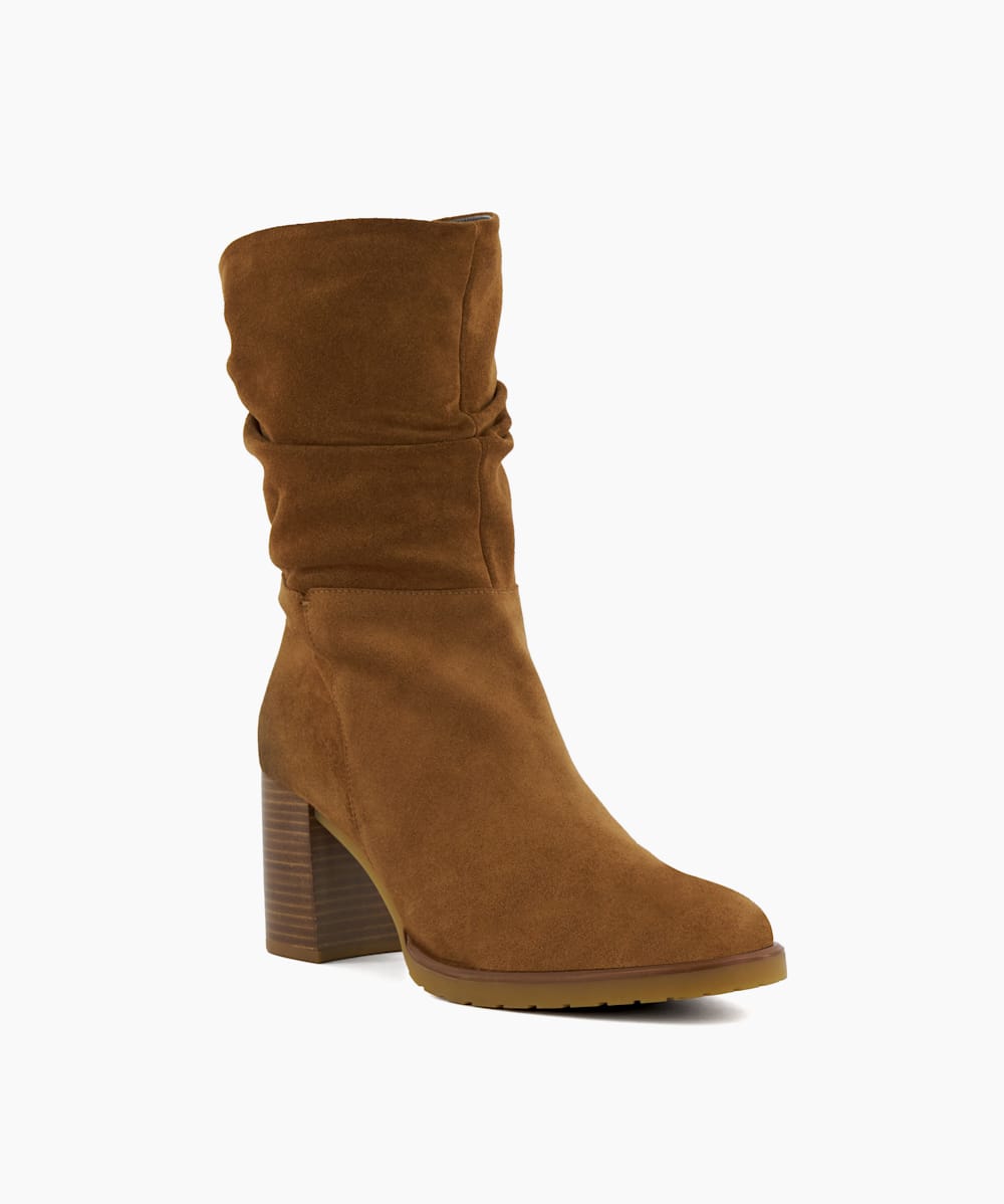 Dune ruched boots sale
