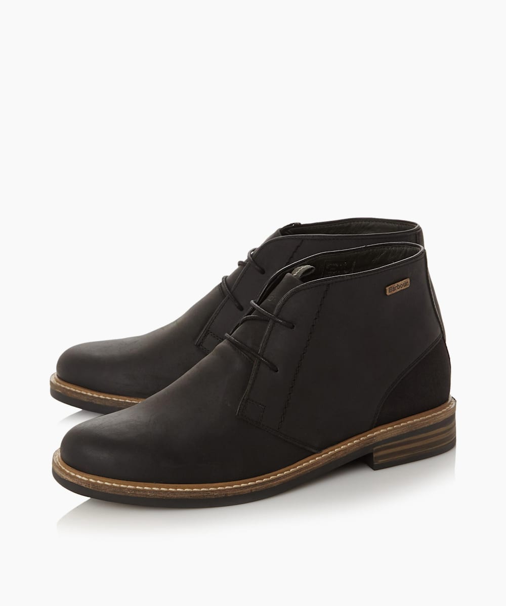 Barbour chukka boots black outlet