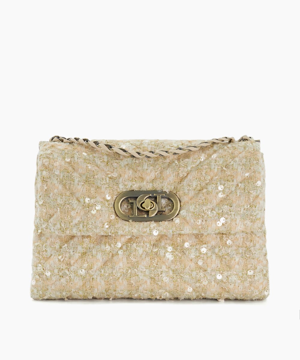 Cream sales quilted bag
