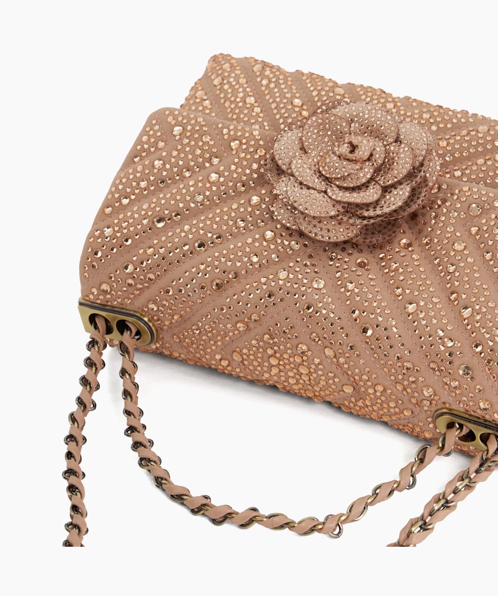 Rose gold deals embellished bag