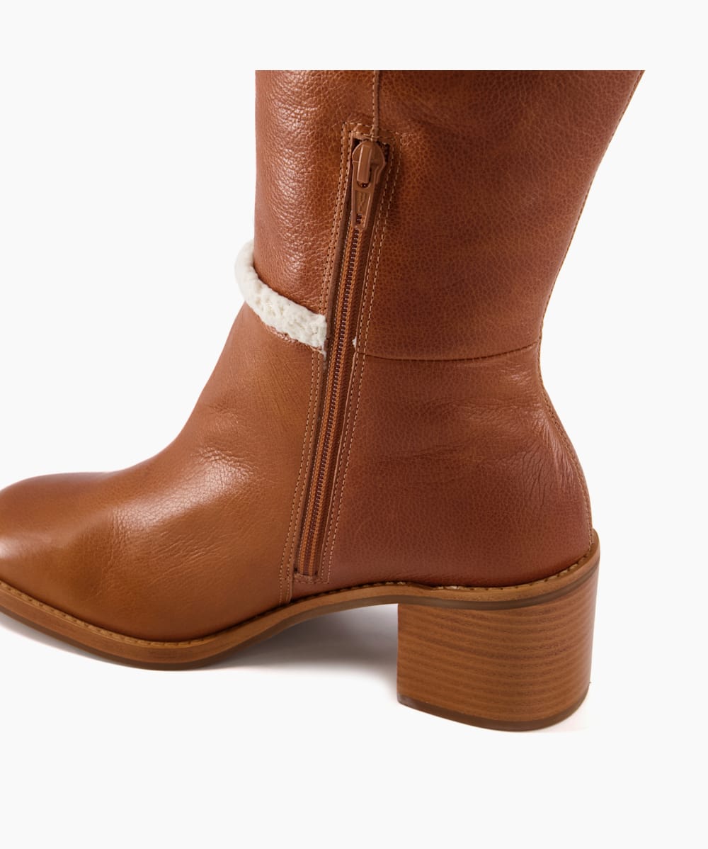 Dune quentin hot sale boots tan