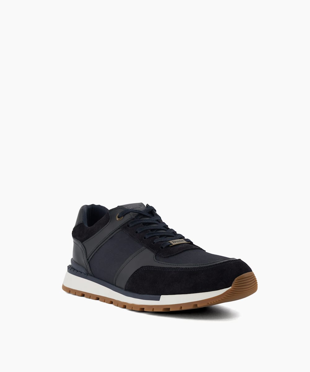 Dune navy trainers cheap