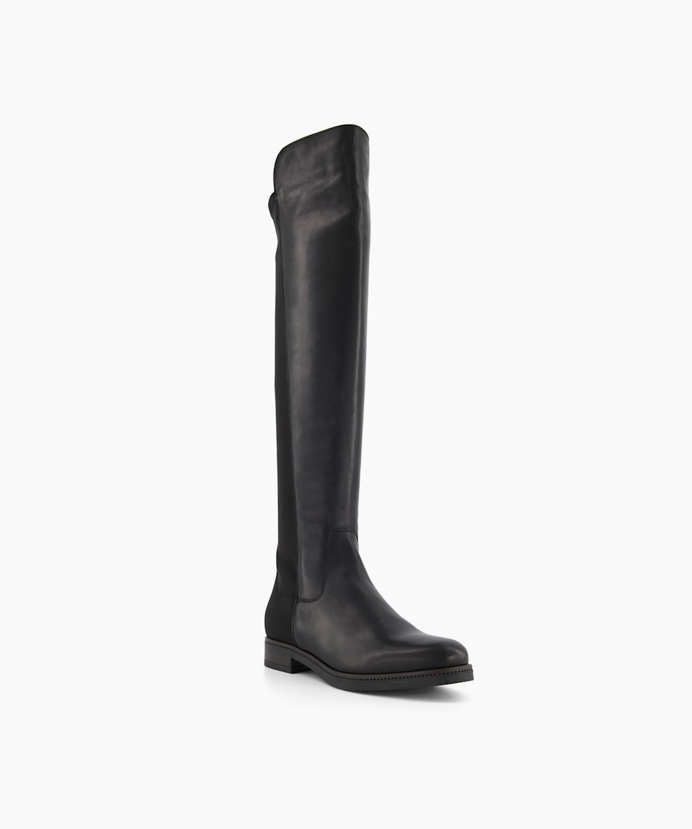 Over the knee boots with stretch back deals