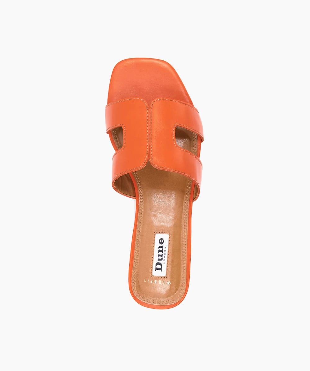 Wide fit clearance slider sandals
