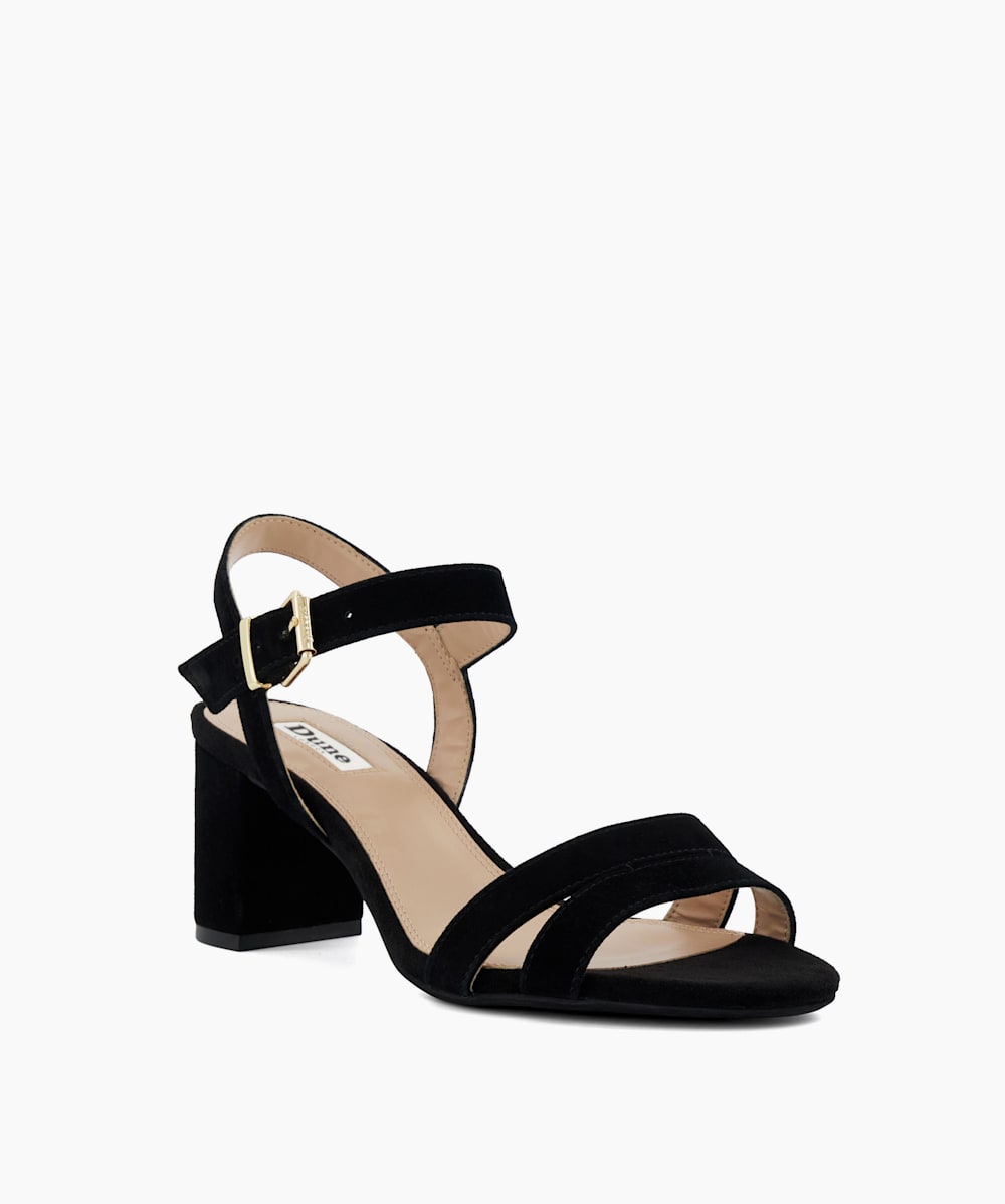 Dune black clearance strappy sandals