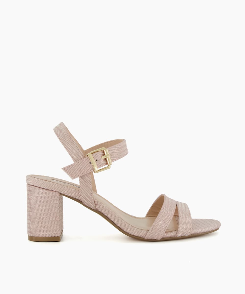 Light gold block heel 2025