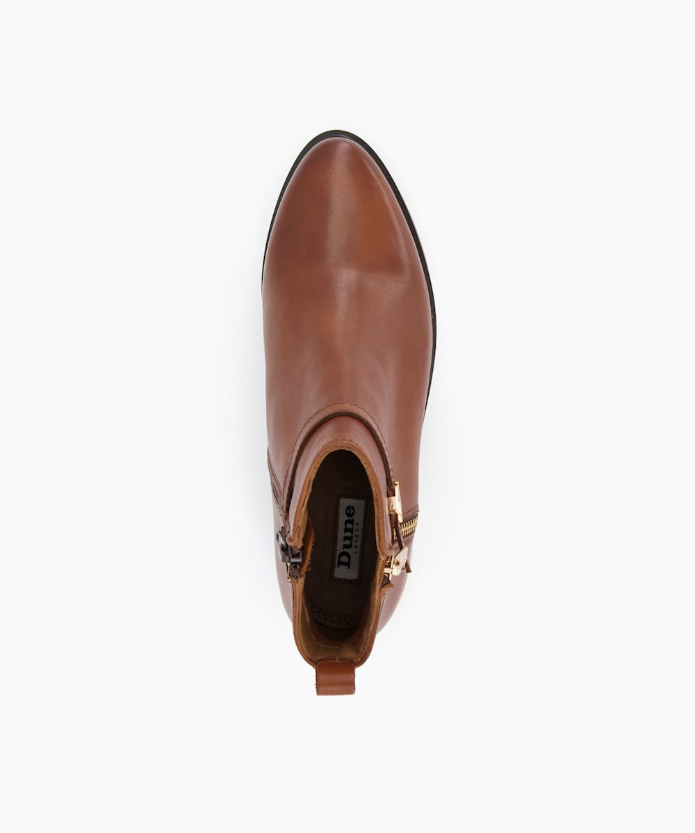 Dune wide fit boots top