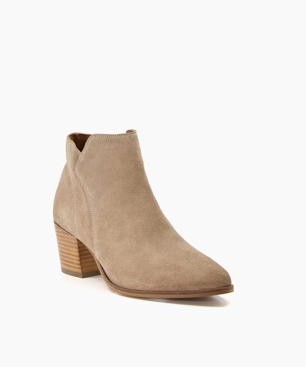 Sand suede ankle boots sale