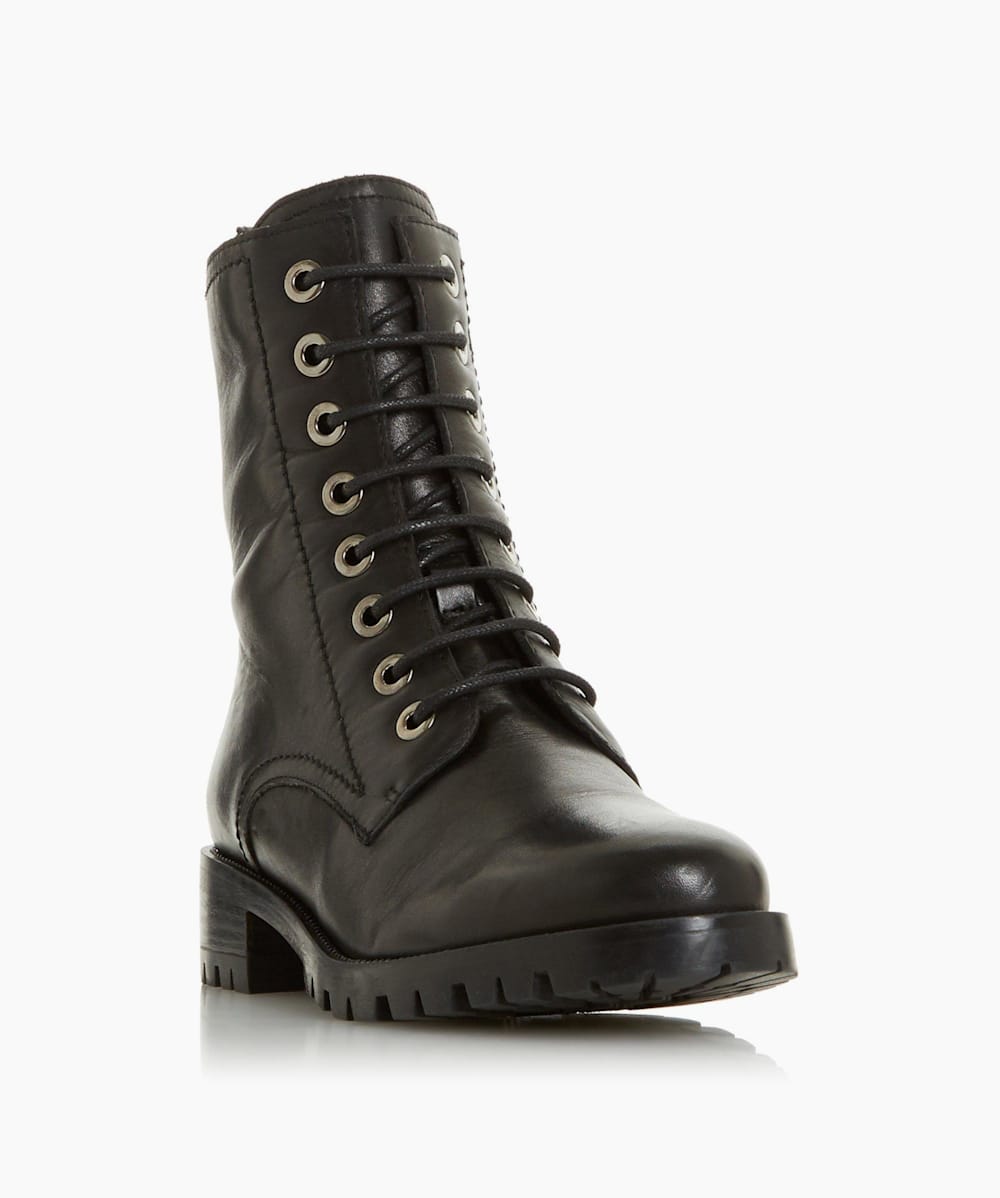 Dune lace sale up boots