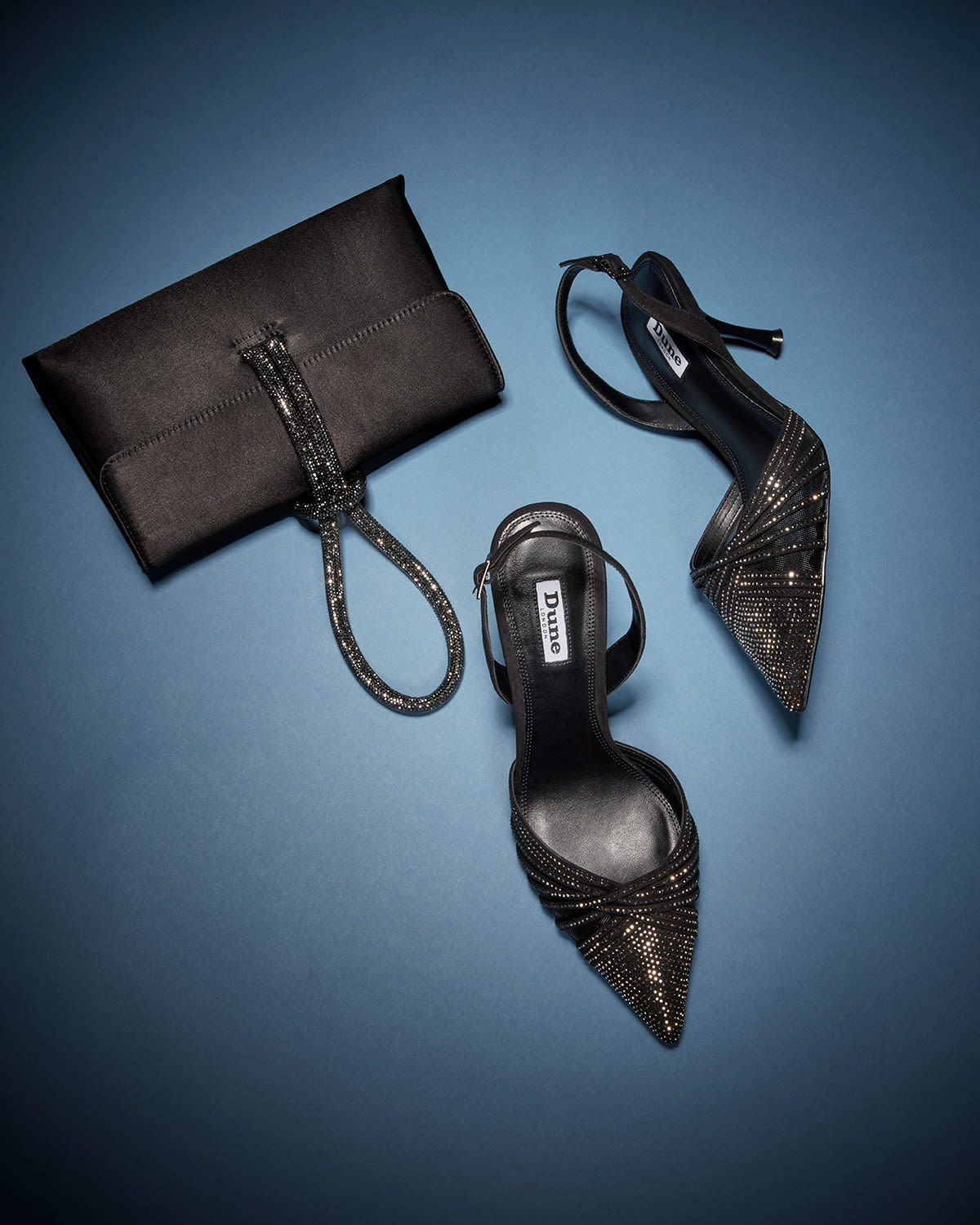 Image of the Dune London Cloudia shoes and Brynie bag