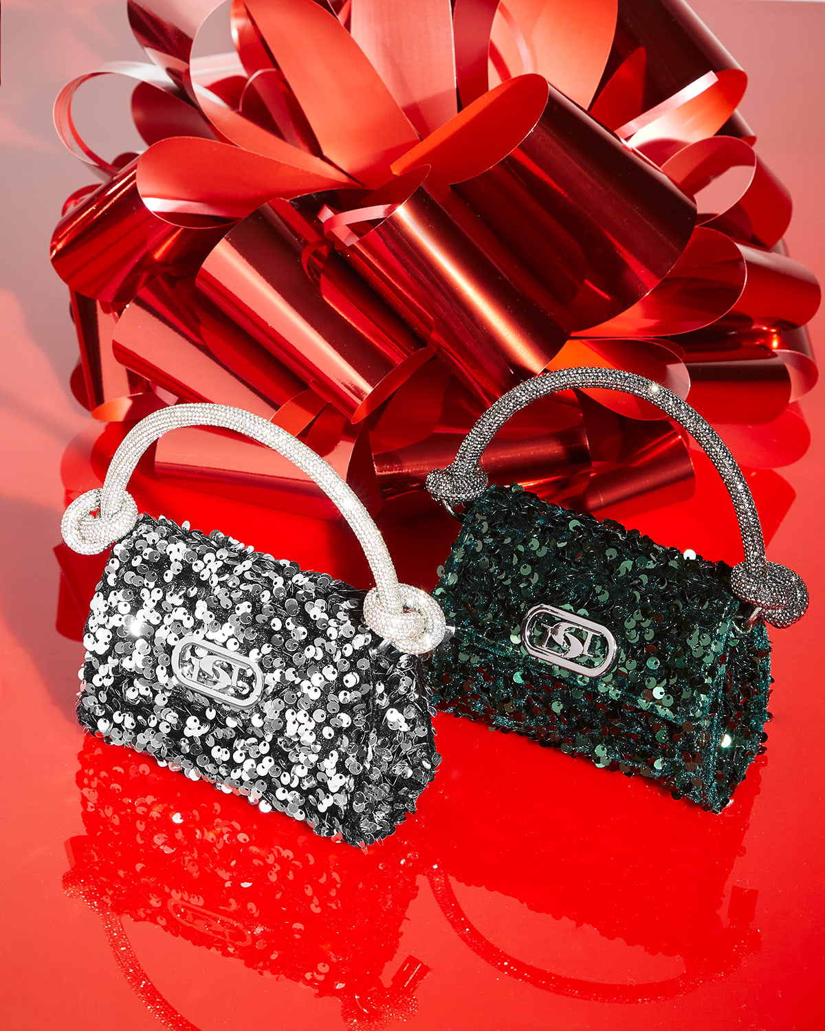 Dune London Christmas Gift Ideas For Women Sparking sequin mini grab bag