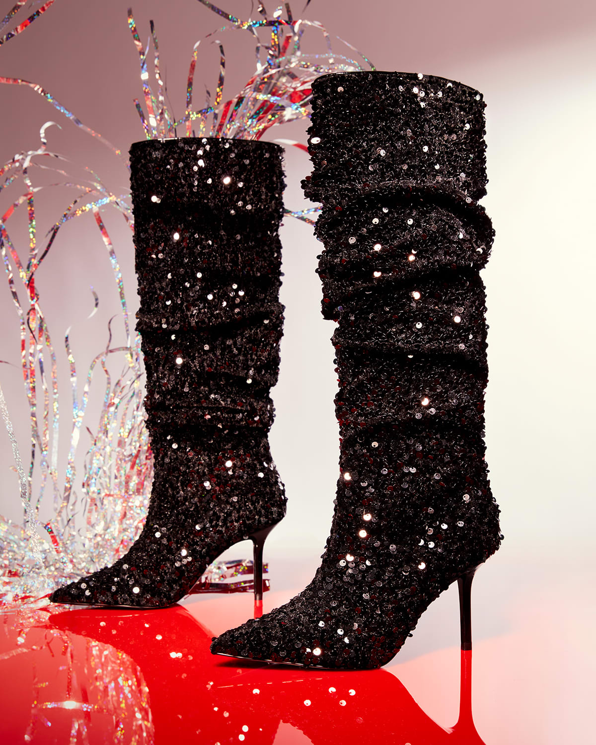 Dune sequin boots shop