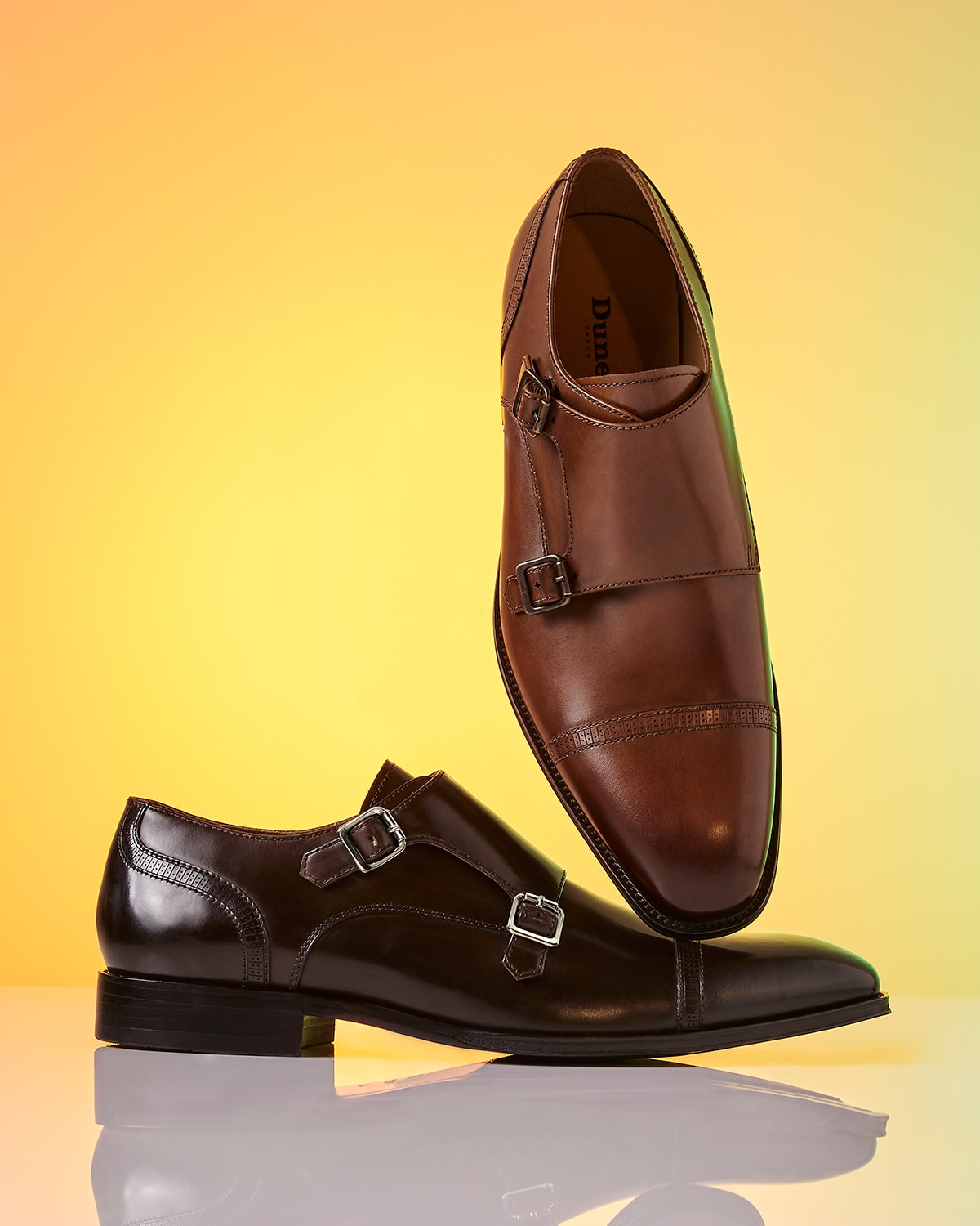 Dune London SS24 Men's City Smart Shoe Guide Saloon monk shoes