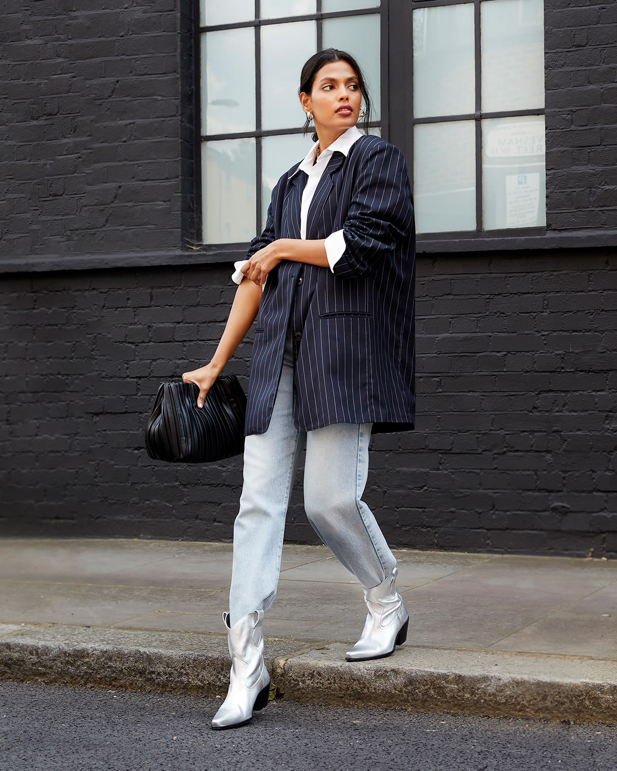 Silver boots hotsell outfit