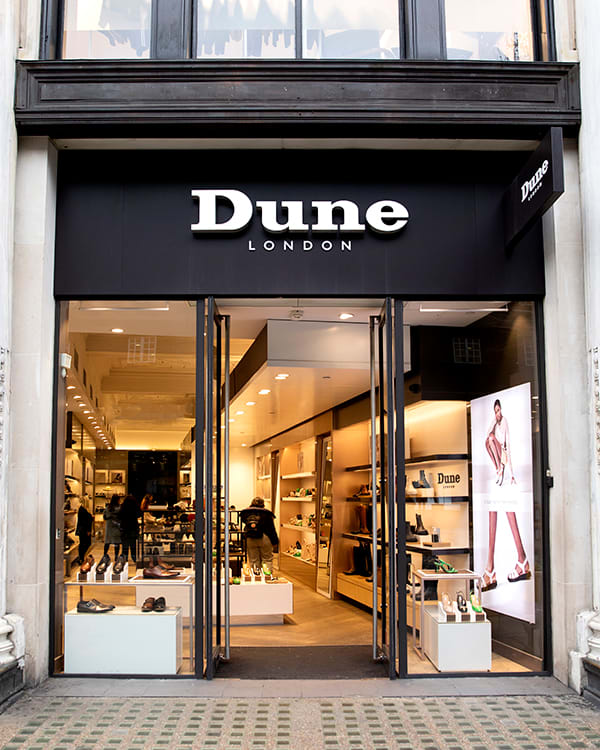 Image of Dune London shop front