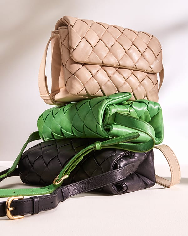 Image of Dempsey bag in 3 colourways