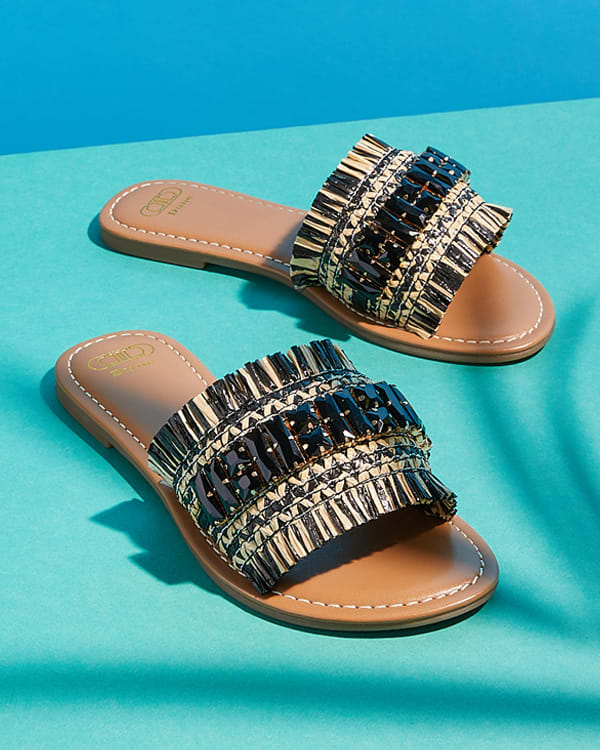 Close-up of the Nilah sandals