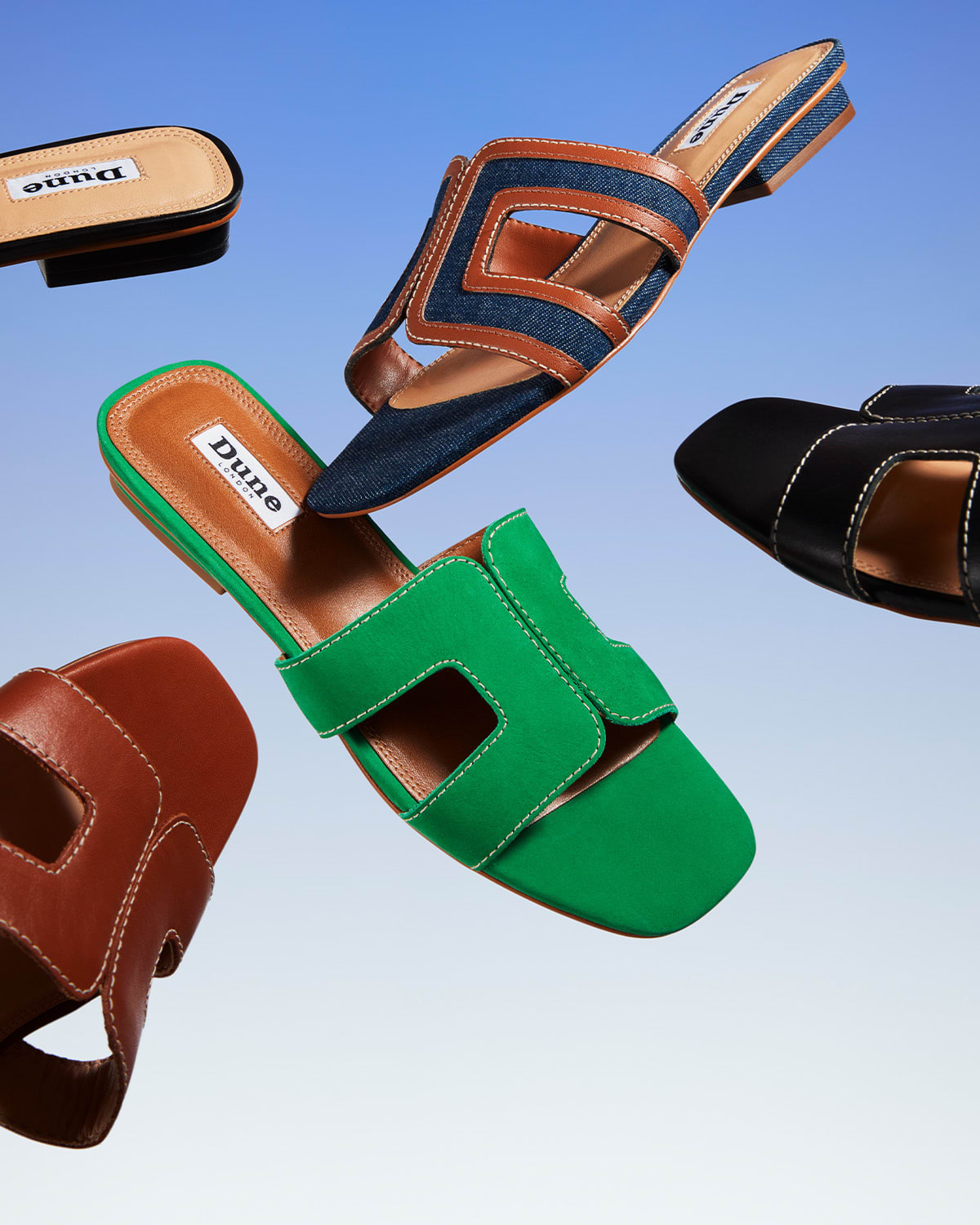 Image of our Loupe sandal in this season's colours