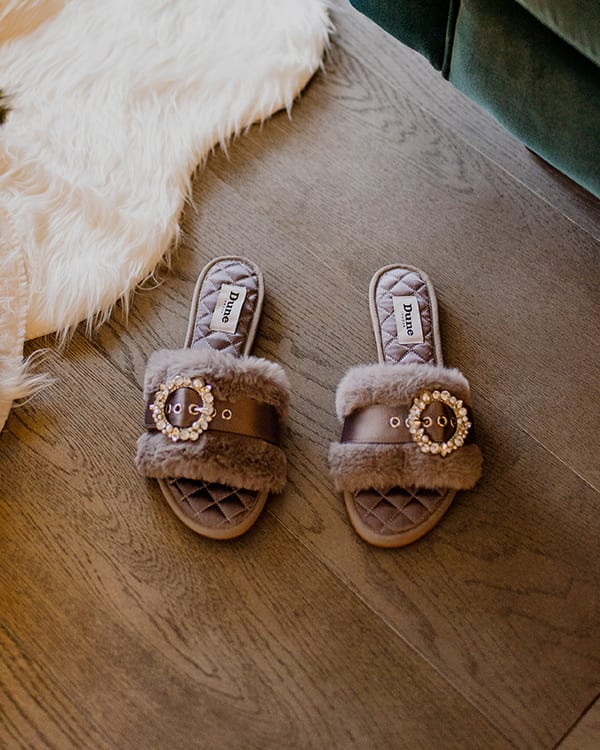 Click to shop our Wisteria slippers