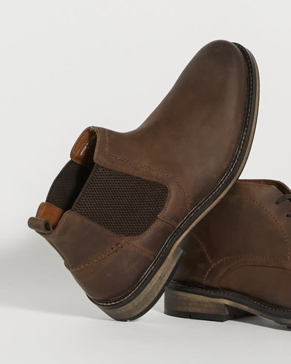  Men&rsquo;s brown casual chelsea boots