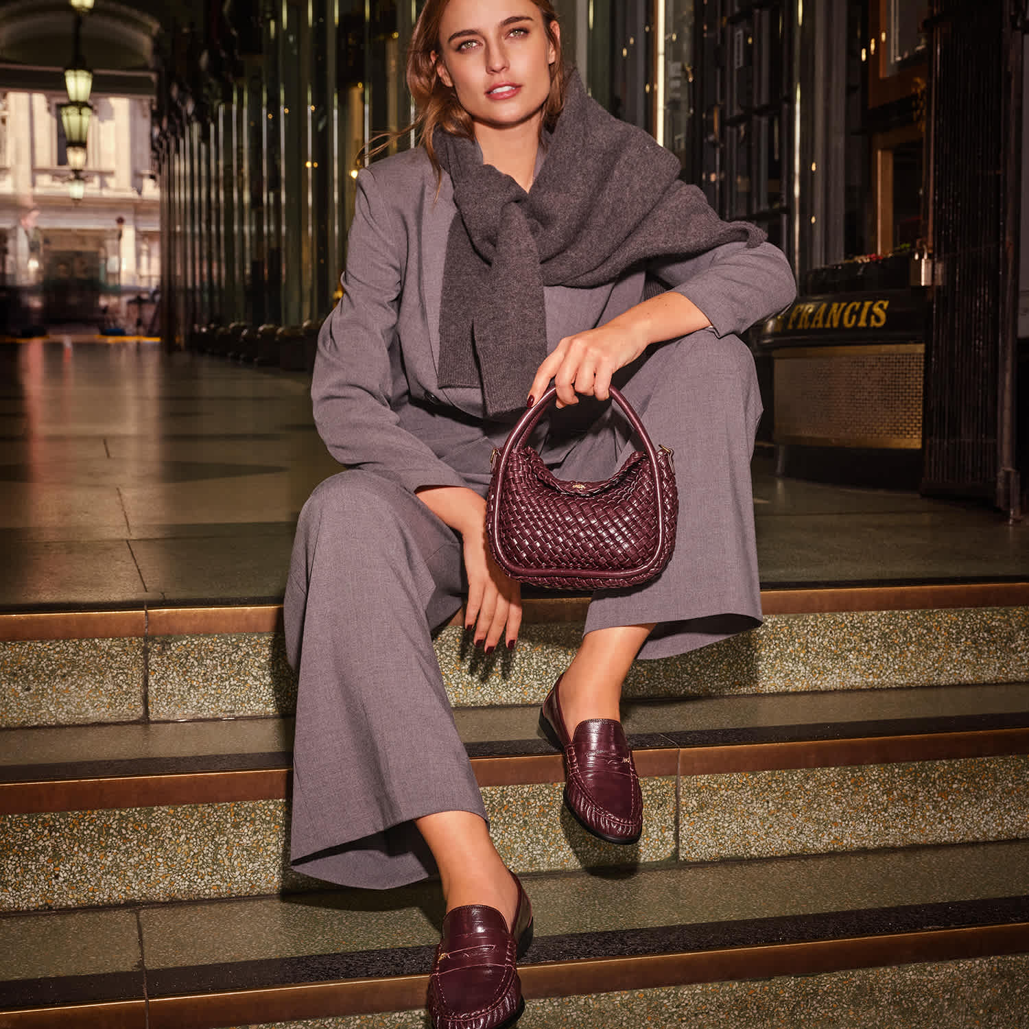 Dune London AW25 Transitional Styles Grisella loafer and Dinideliberate bag