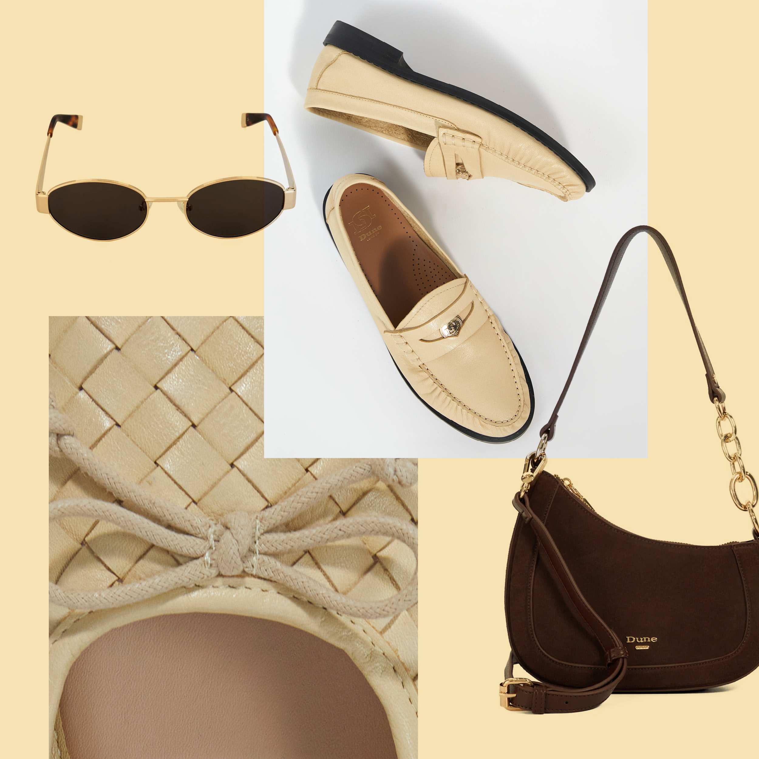 Dune London SS25 butter yellow trend