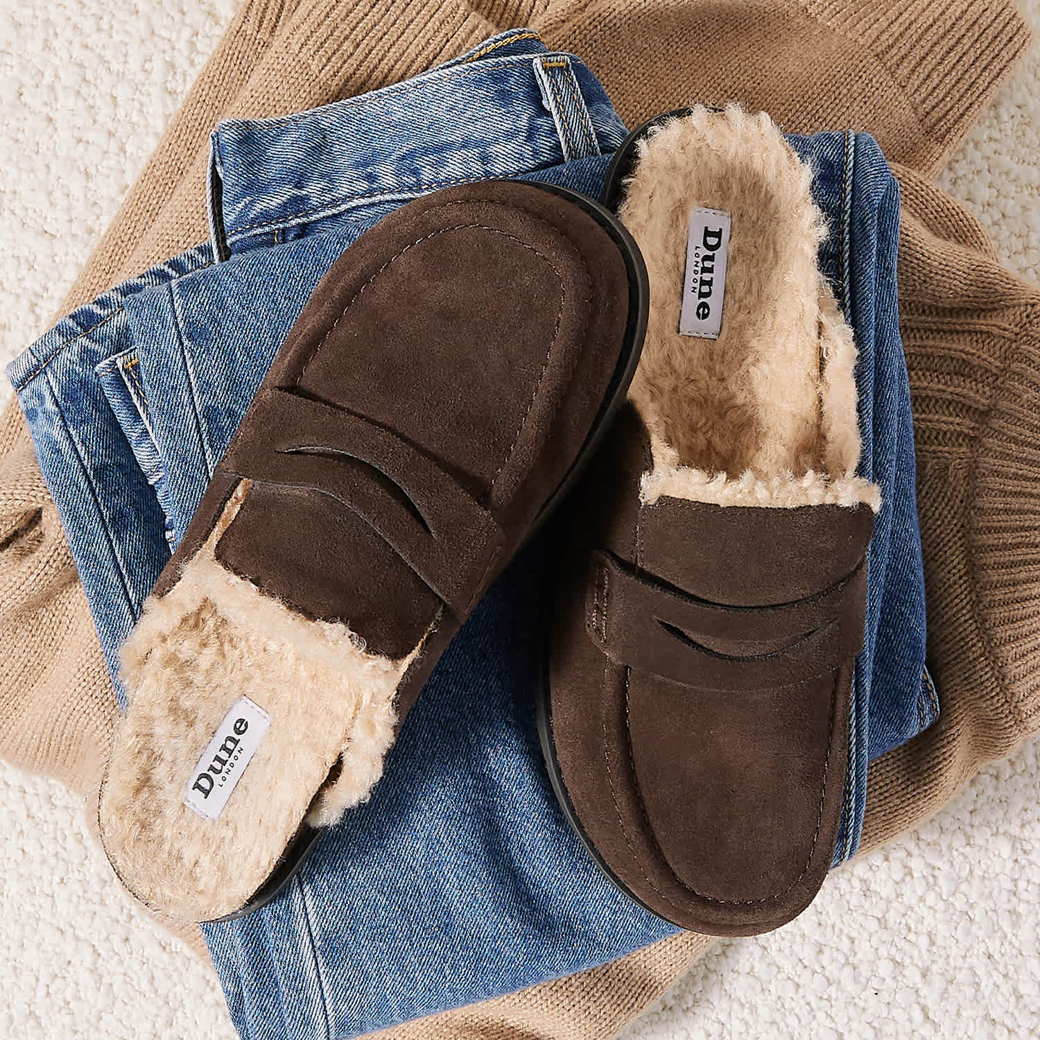 Dune London SS26 Trending Brown