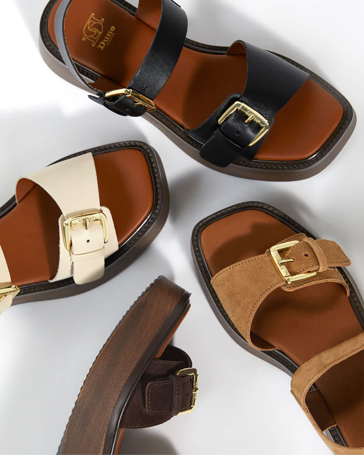 Dune Icon Luno in black, sand, ecru, brown and black