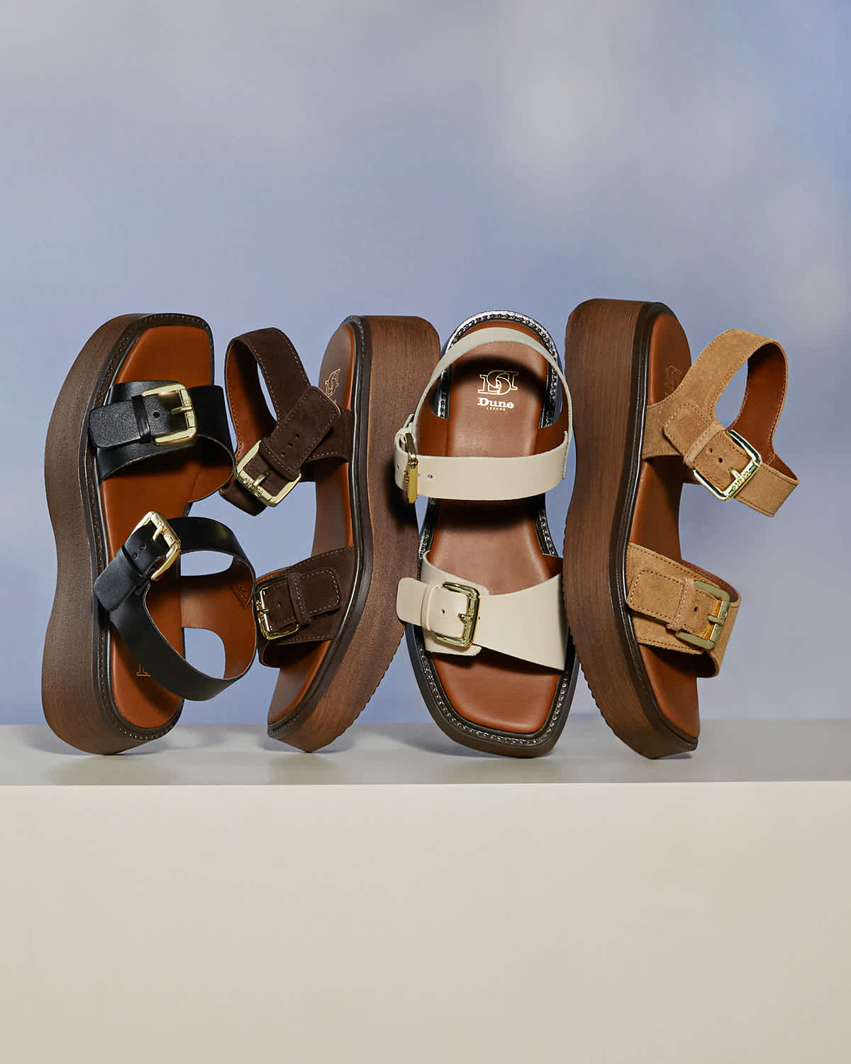 Dune Icons Luno in sand, ecru, black and brown
