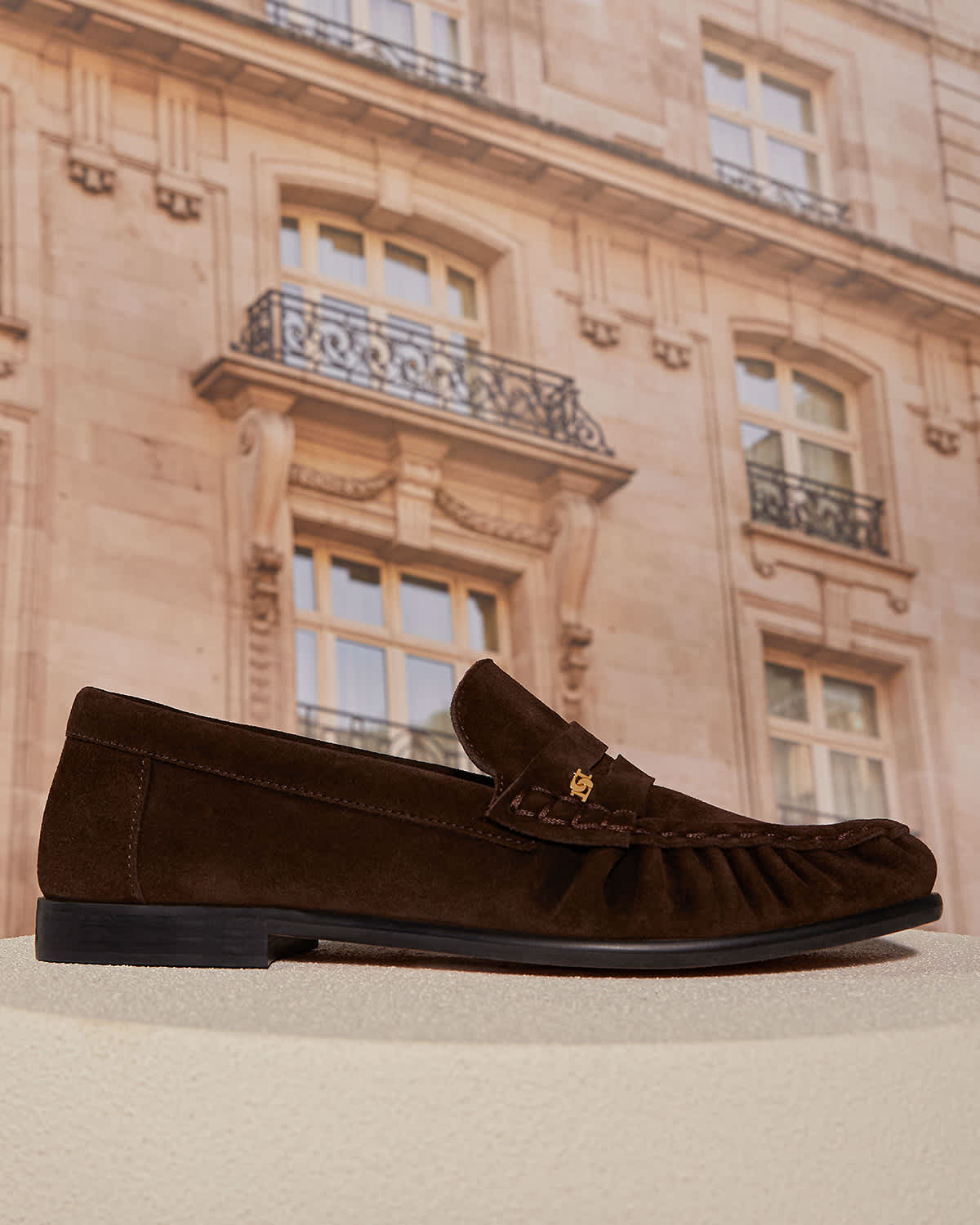 Dune London SS25 Summer suede trend Grisella loafers in brown