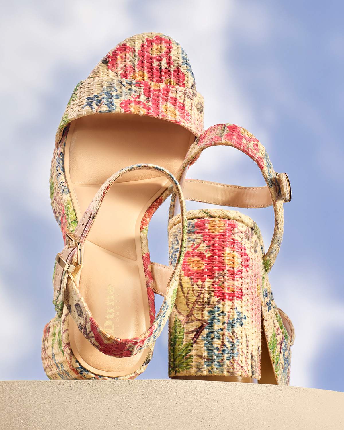 Dune London SS25 Floral Trend Monotone wedge