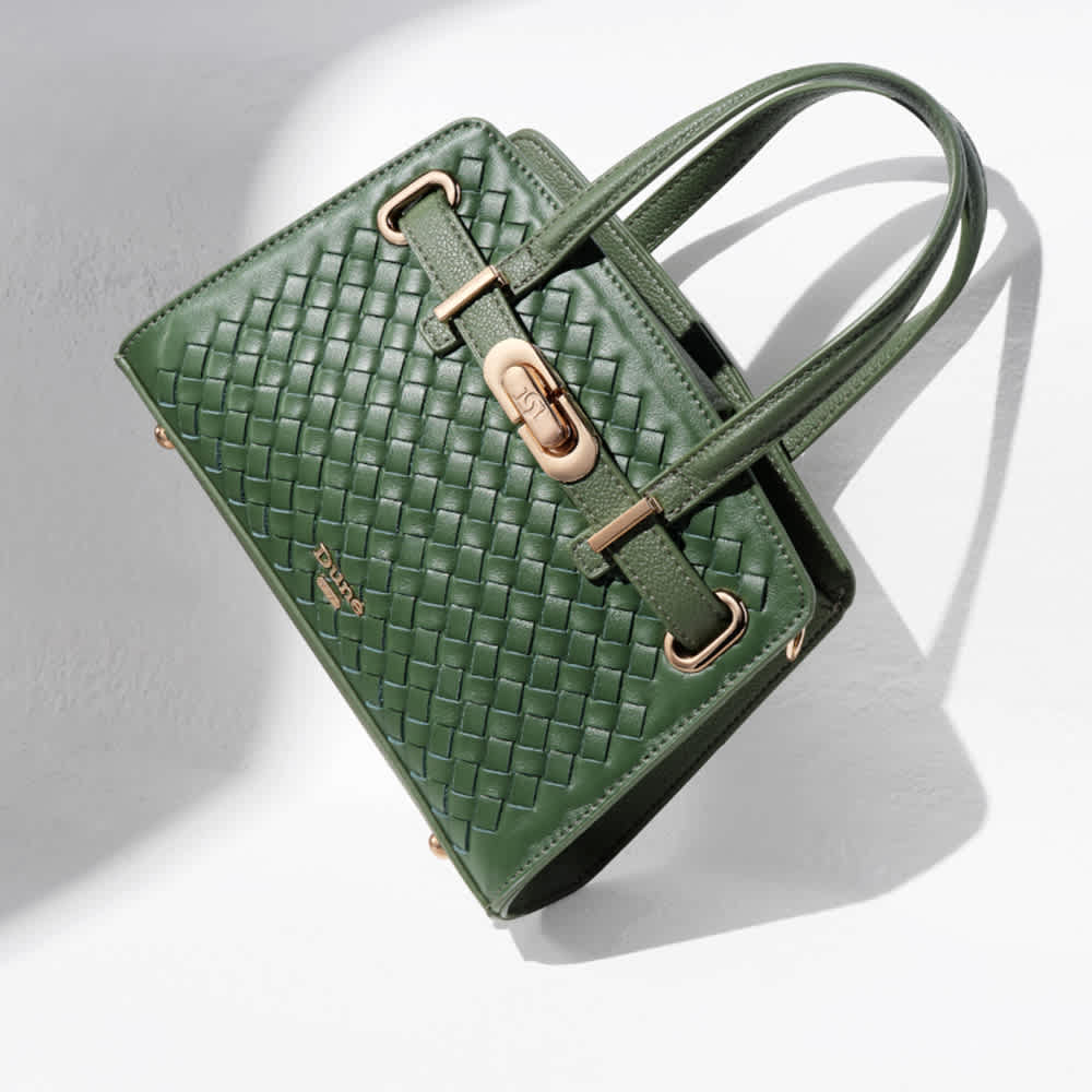 Women's Textured Grab Bag in Green