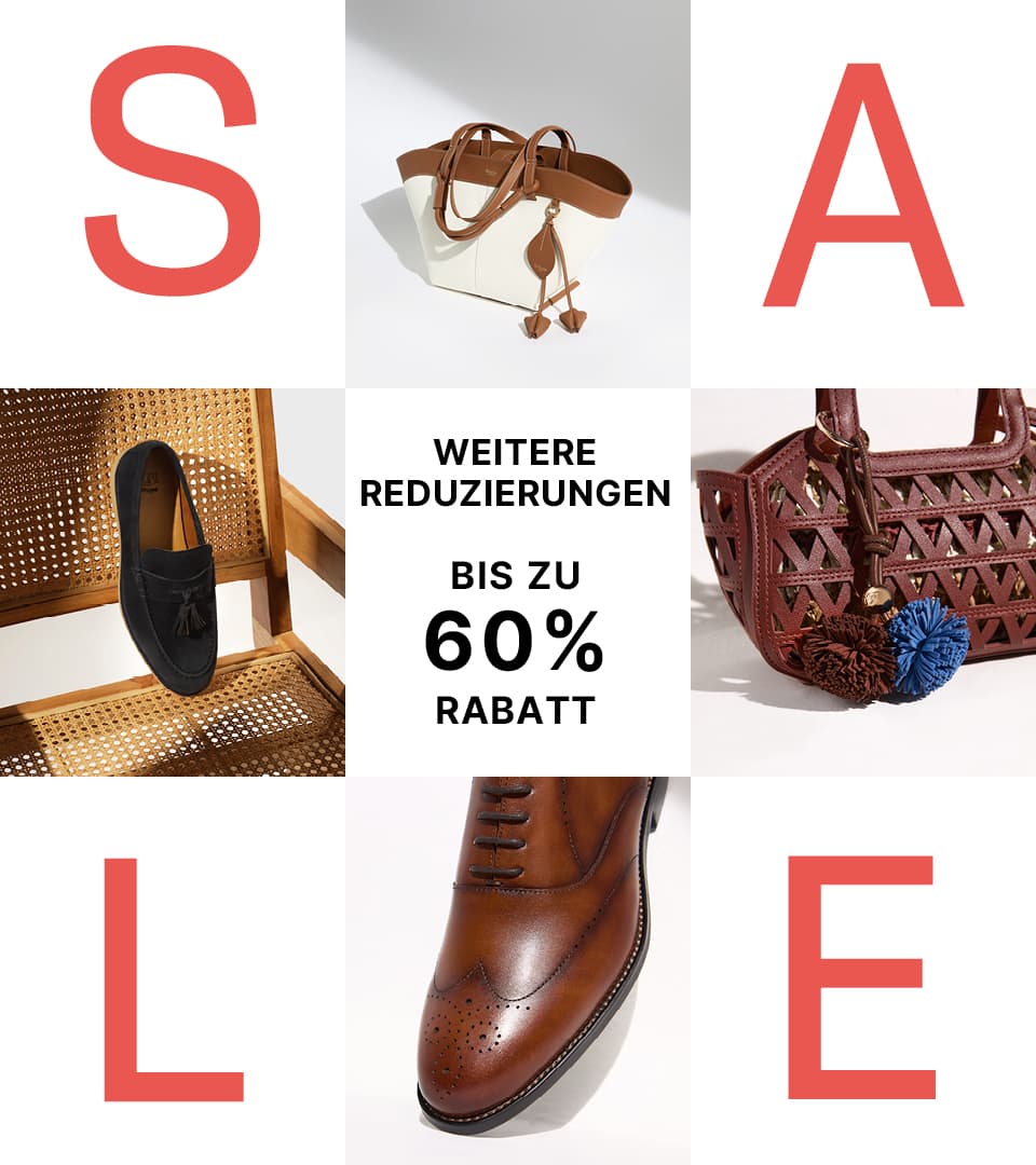 a collage of imagery featuring a shoe on a chair and some ecom bag imagery 