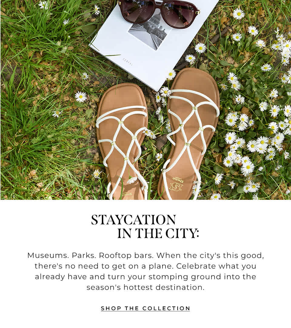Summer white strappy sandals with a magazine and sunglasses
