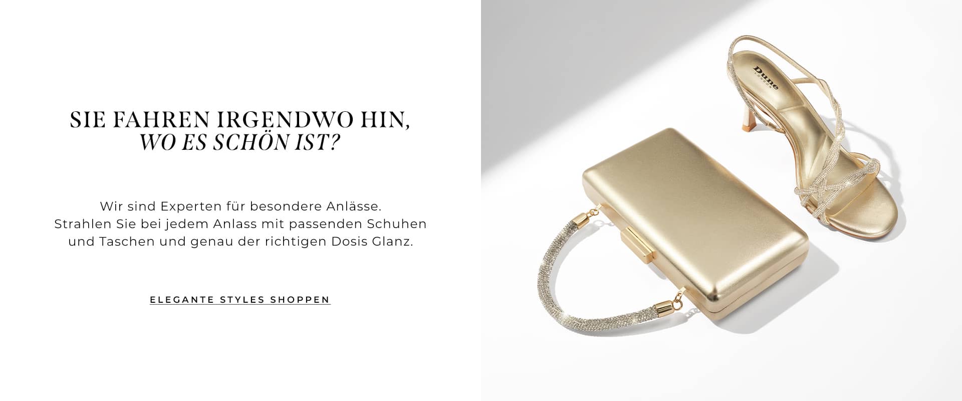 matching gold heeled strappy sandal and clutch bag with diamante embellishment