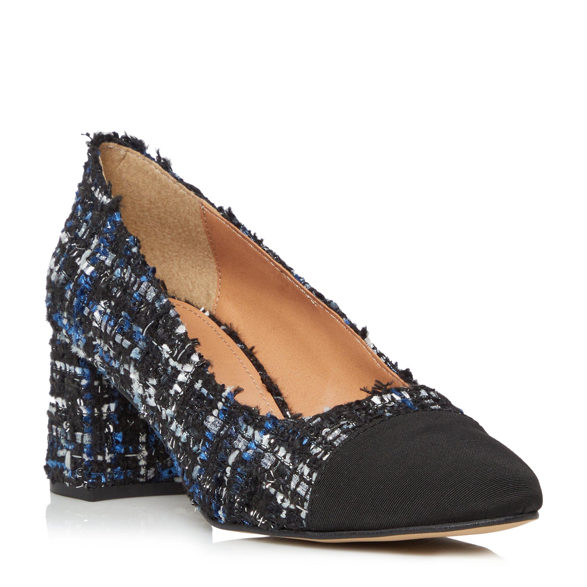 Amalie Comfort Block Heel Court Shoes