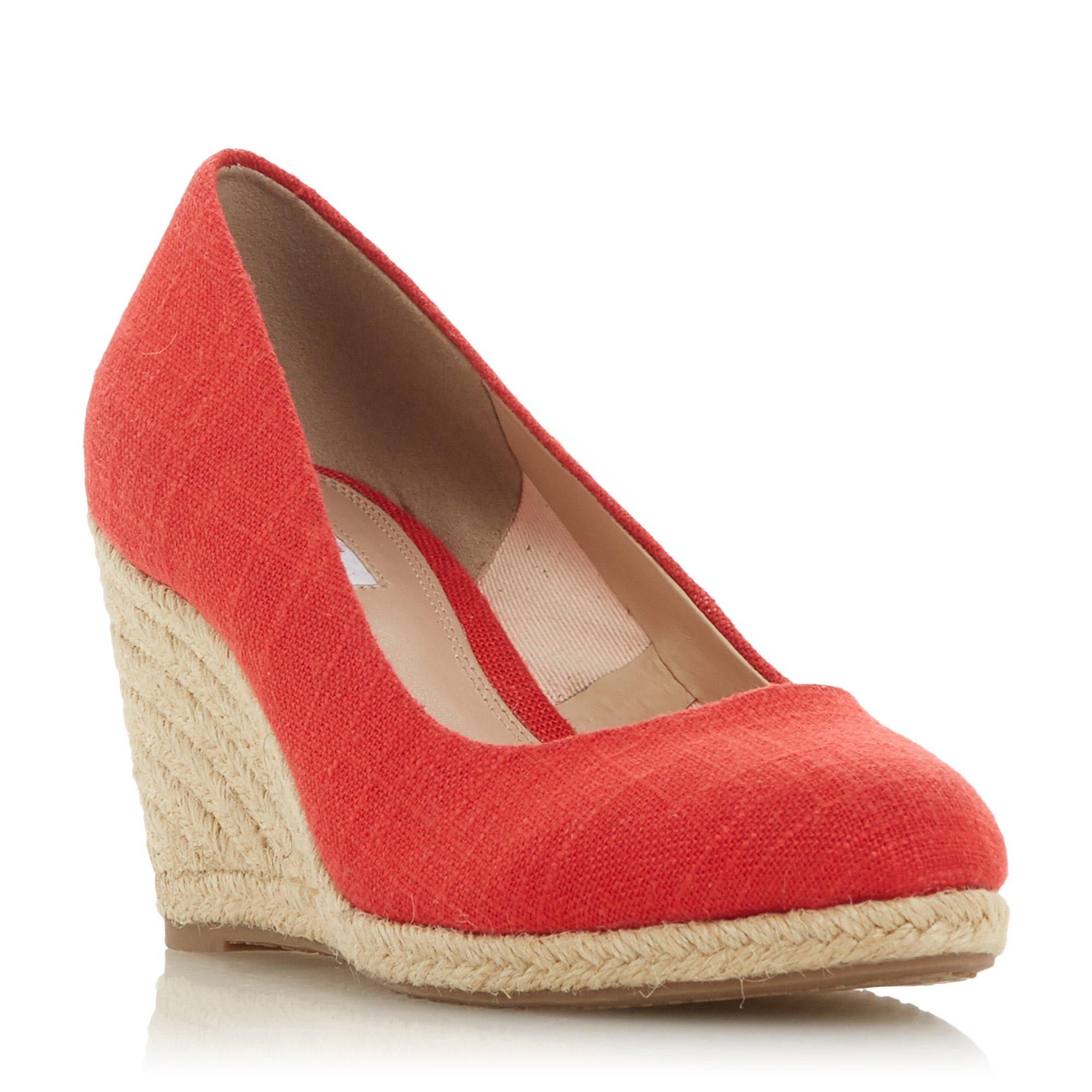 Annabella Heeled Espadrille Wedge Shoes