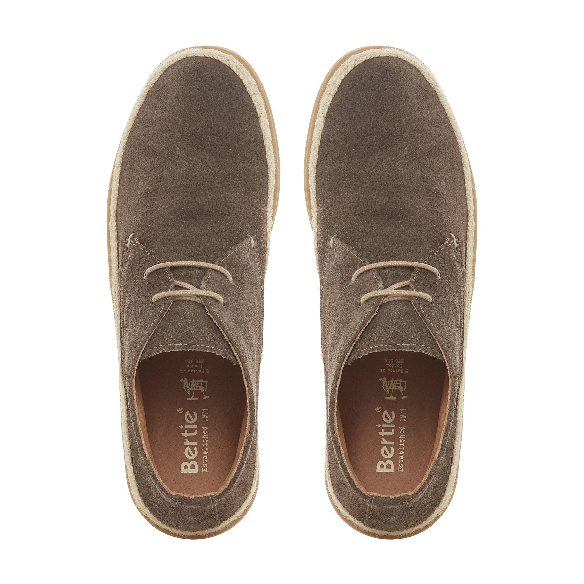 Bertie Mens CHELMER Suede Espadrille Chukka Boots eBay