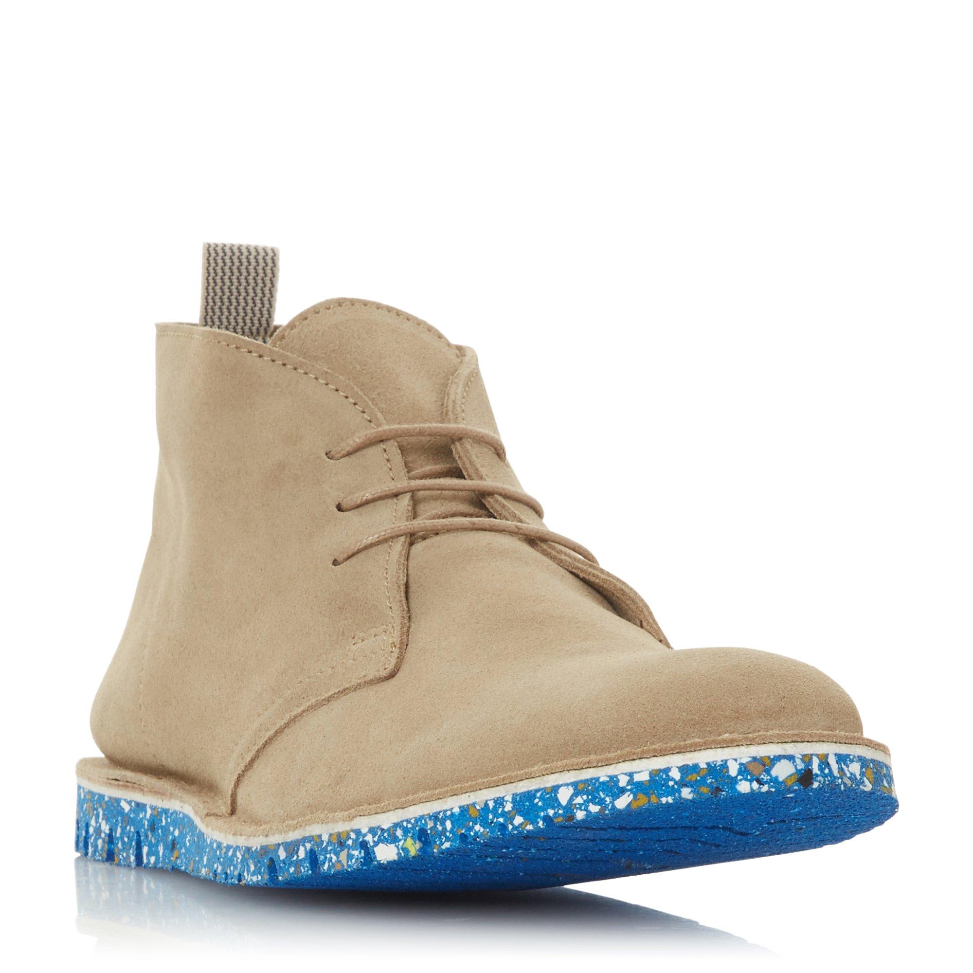 Choppers Textured Sole Lace Up Chukka Boots